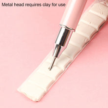 Load image into Gallery viewer, Dual Heads Gem Picking Point Drill Pen Diamond Painting Wax Pencil (Pink)
