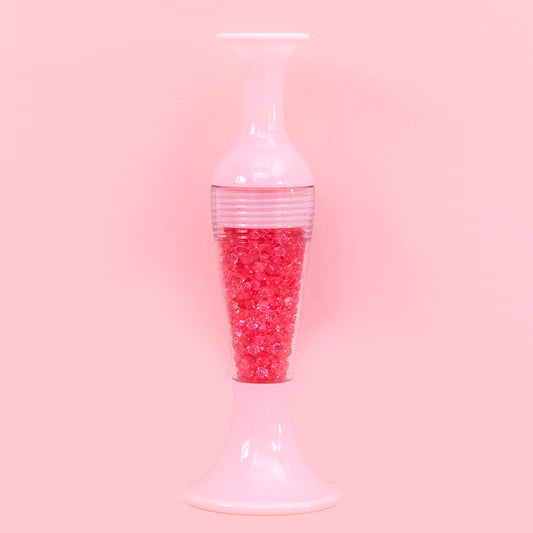 Flower Pot 5D Diamond Painting Point Drill Pen DIY Crafts (w/ Drill Pink)