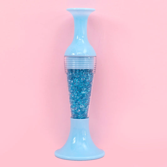 Flower Pot 5D Diamond Painting Point Drill Pen DIY Crafts (w/ Drill Blue)