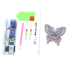 Load image into Gallery viewer, DIY Diamond Painting Light Catcher Hanging Crystal Wind Chime (Butterfly)
