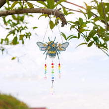 Load image into Gallery viewer, DIY Diamond Painting Light Catcher Hanging Crystal Wind Chime (Bee)
