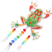 Load image into Gallery viewer, DIY Diamond Painting Light Catcher Hanging Crystal Wind Chime (Frog)
