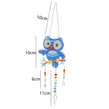 Load image into Gallery viewer, DIY Diamond Painting Light Catcher Hanging Crystal Wind Chime (Owl)
