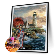 Load image into Gallery viewer, Diamond Painting - Full Round - little girl (30*40CM)
