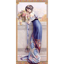 Load image into Gallery viewer, Diamond Painting - Full Round - retro woman (30*60CM)
