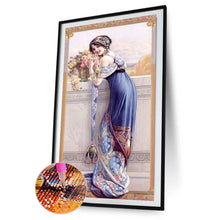 Load image into Gallery viewer, Diamond Painting - Full Round - retro woman (30*60CM)
