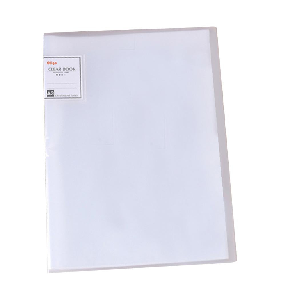 A3 30 Pages Diamond Painting Waterproof Photo Album Book Covers (White)