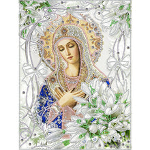 Load image into Gallery viewer, Diamond Painting - Partial Special Shaped - Madonna (30*40cm)
