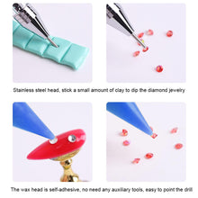 Load image into Gallery viewer, Dual Heads Dotting Wax Pen Point Drill Picker Nail Art Studs Dotter (Blue)
