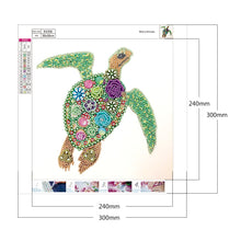 Load image into Gallery viewer, Diamond Painting - Partial Special Shaped - colorful flower butterfly (30*30CM)
