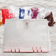 Load image into Gallery viewer, Diamond Painting Storage Book Beads Container Loose Leaf A5 Binder (Pink)
