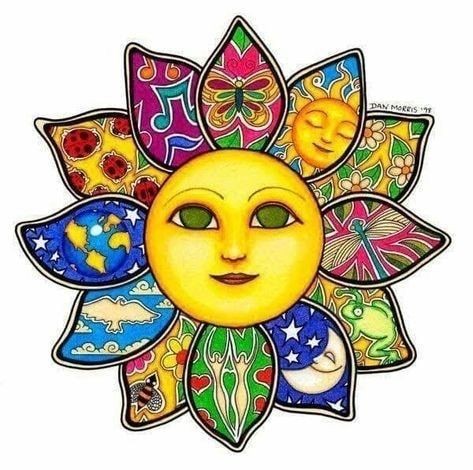 AB Diamond Painting - Full Round - Art Sun (40*40cm)