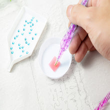 Load image into Gallery viewer, 5D DIY Diamond Painting Point Drill Pen Rhinestone Tool (Rose Red + Clay)
