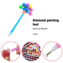 Load image into Gallery viewer, Diamond Painting Pen Round/Square Tip Point Drills Pens (Blue Soft Ball)
