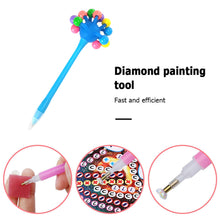 Load image into Gallery viewer, Diamond Painting Pen Round/Square Tip Point Drills Pens (Blue Hard Ball)
