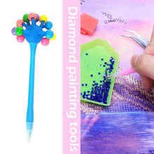 Load image into Gallery viewer, Diamond Painting Pen Round/Square Tip Point Drills Pens (Blue Hard Ball)

