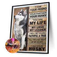 Load image into Gallery viewer, Diamond Painting - Full Round - Husky English (30*40CM)
