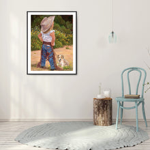 Load image into Gallery viewer, Diamond Painting - Full Round - play child (30*40CM)
