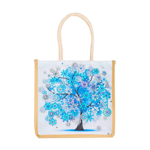 Load image into Gallery viewer, 5D Diamond Painting Handbag DIY Winter Linen Shopping Storage Bags (GT5018)
