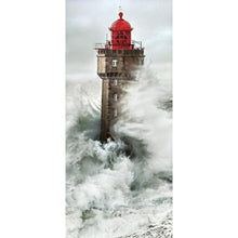 Load image into Gallery viewer, Diamond Painting - Full Round - seaside lighthouse (40*80CM)
