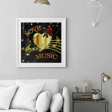 Load image into Gallery viewer, Diamond Painting - Full Round - musical note (30*30CM)
