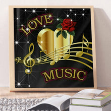 Load image into Gallery viewer, Diamond Painting - Full Round - musical note (30*30CM)
