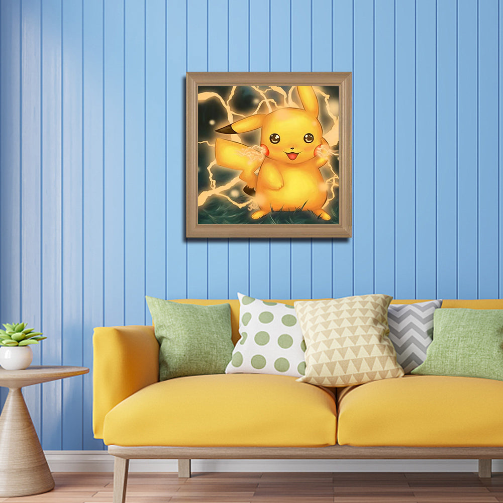 Diamond Painting - Full Round - Pikachu (30*30CM)