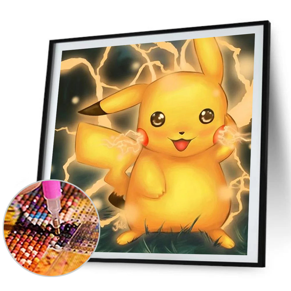 Diamond Painting - Full Round - Pikachu (30*30CM)