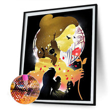 Load image into Gallery viewer, Diamond Painting - Full Round - disney princess silhouette (30*40CM)
