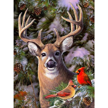 Load image into Gallery viewer, Diamond Painting - Full Round - deer (30*40CM)
