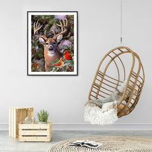 Load image into Gallery viewer, Diamond Painting - Full Round - deer (30*40CM)
