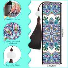 Load image into Gallery viewer, 5D DIY Diamond Painting Bookmark Mandala Mosaic Tassel Book Crafts (FQY022)

