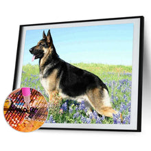 Load image into Gallery viewer, Diamond Painting - Full Round - German Shepherd (40*30CM)
