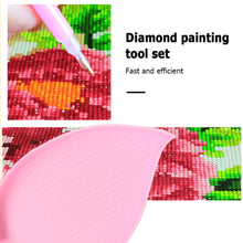 Load image into Gallery viewer, Large Capacity Diamond Painting Point Drill Tray Leaf-shaped Beading Plate
