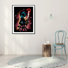 Load image into Gallery viewer, Diamond Painting - Full Round - princess silhouette (40*50CM)
