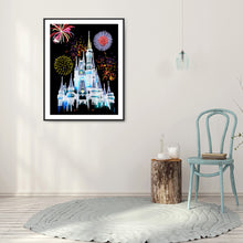 Load image into Gallery viewer, Diamond Painting - Partial Special Shaped - castle fireworks (30*40cm)
