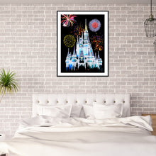 Load image into Gallery viewer, Diamond Painting - Partial Special Shaped - castle fireworks (30*40cm)
