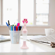 Load image into Gallery viewer, Vase 5D Diamond Painting Point Drill Pen DIY Craft (Pink Owl no Drill)
