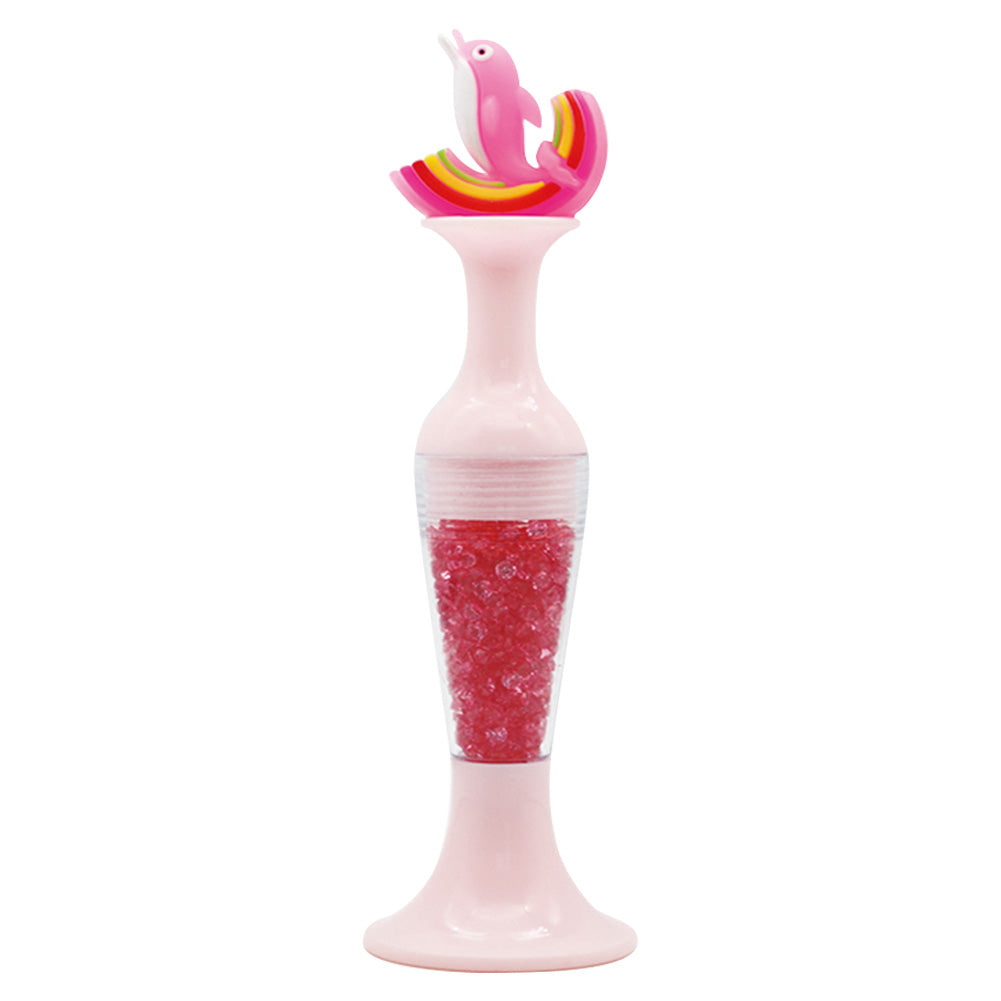 Vase 5D Diamond Painting Point Drill Pen DIY Craft (Pink Dolphin w/ Drill)