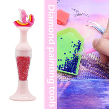 Load image into Gallery viewer, Vase 5D Diamond Painting Point Drill Pen DIY Craft (Pink Dolphin w/ Drill)
