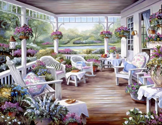 AB Diamond Painting - Full Round - Leisurely Afternoon (40*50cm)