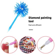 Load image into Gallery viewer, Diamond Painting Pen Round/Square Tip DIY Point Drills Pens (Blue Monster)
