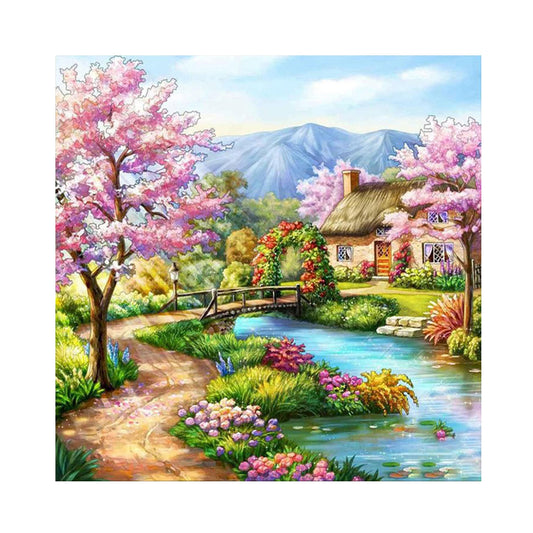 Diamond Painting - Full Round - Peach Garden (30*30CM)