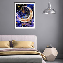 Load image into Gallery viewer, Diamond Painting - Partial Special Shaped - star moon (30*40cm)
