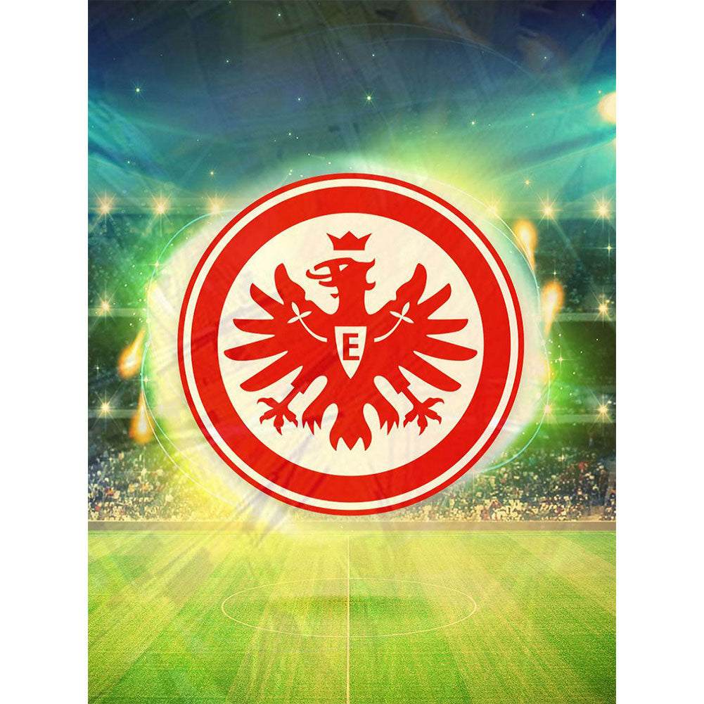 Diamond Painting - Full Round - Frankfurt football team logo (30*40CM)