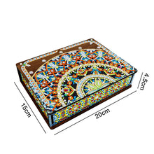 Load image into Gallery viewer, Mandala Diamond Painting Jewelry Storage Box DIY Special Shaped Drill Case
