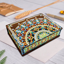 Load image into Gallery viewer, Mandala Diamond Painting Jewelry Storage Box DIY Special Shaped Drill Case
