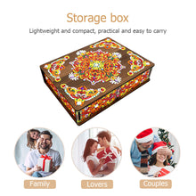 Load image into Gallery viewer, Mandala Diamond Painting Jewelry Storage Box DIY Special Shaped Drill Case
