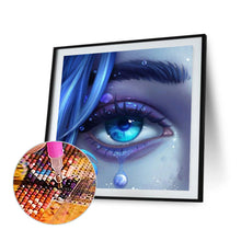 Load image into Gallery viewer, Diamond Painting - Full Round - bright eye makeup (30*30CM)
