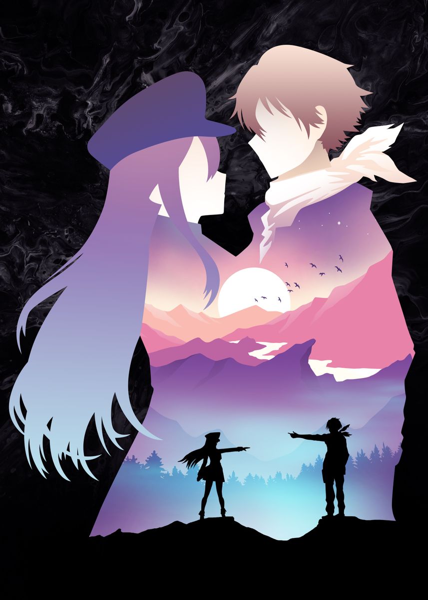 Diamond Painting - Full Round - silhouette - Anime Girl Sailor Moon (30*40CM)